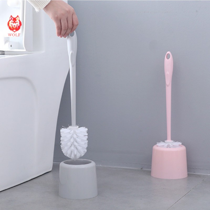 Chổi cọ rửa nhà tắm, bàn chải vệ sinh toilet cán dài tiện dụng