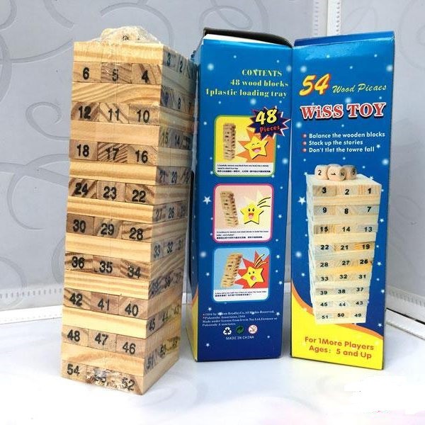 Bộ rút gỗ 54 thanh Wiss Toy