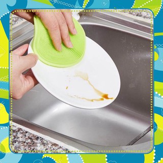 MIẾNG RỬA CHÉN BÁT SILICON THÔNG MINH (GIADUNGSIEUREHCM)