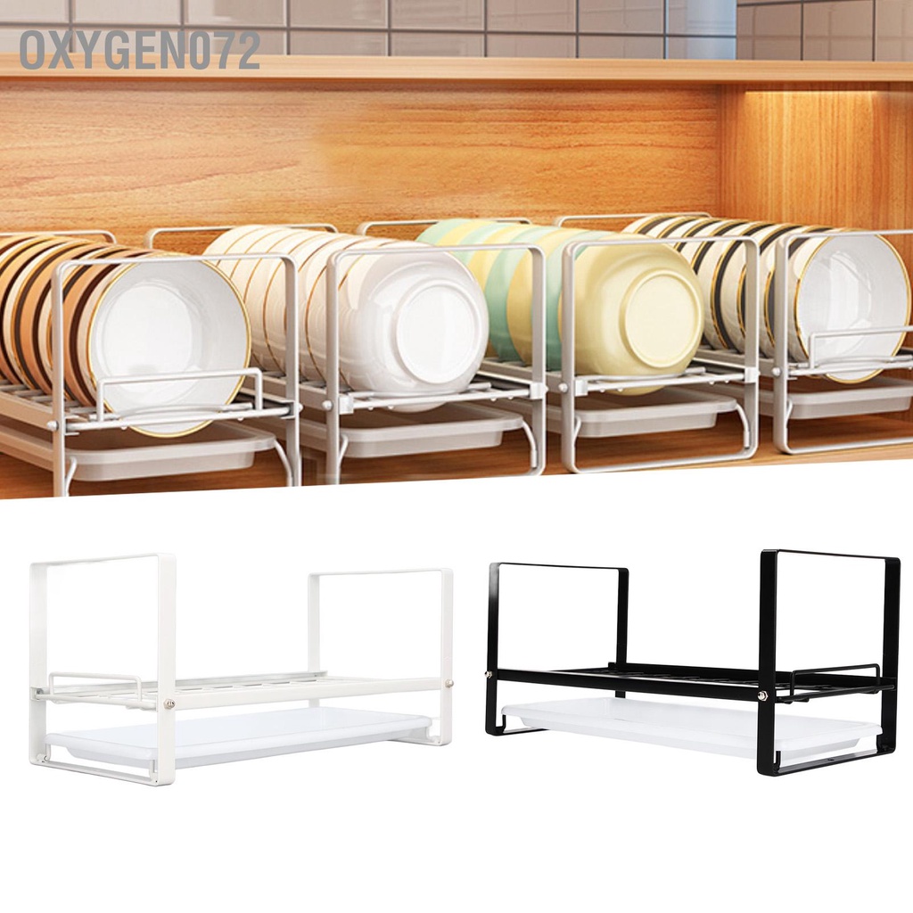 ☀ Kệ Để Chén Đĩa Inox 304 Giá Bát Nhỏ Có Khay Hứng Nước Ráo Nước Chống Trượt Tiện Dụng