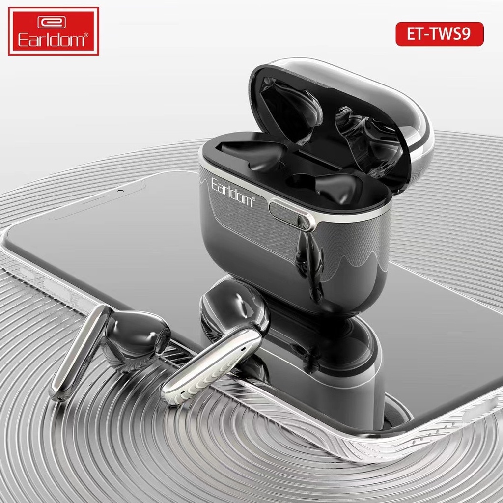Tai nghe bluetooth true wireless không dây EARLDOM TWS9 âm thanh đỉnh cao thiết kế tinh tế sang trọng