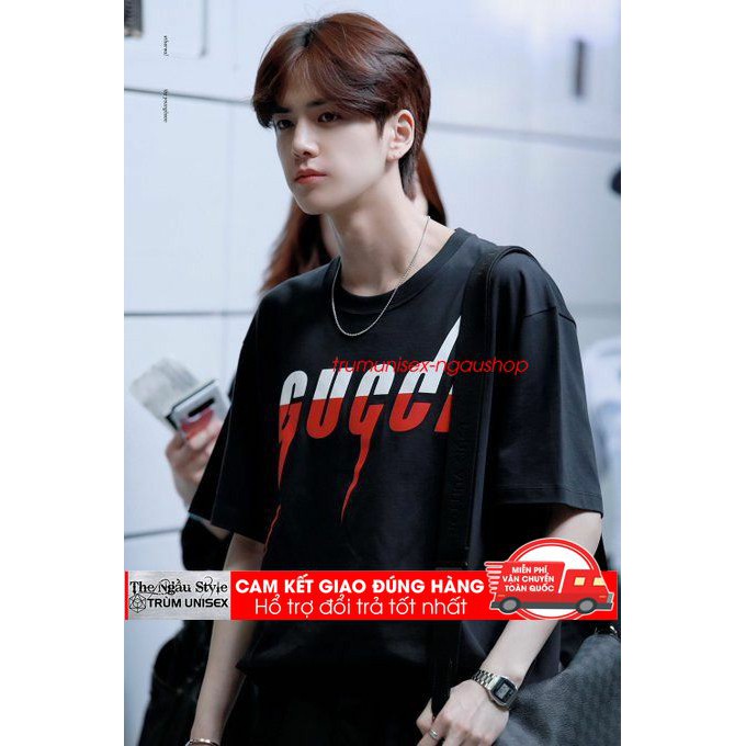 Áo thun Stee nam tay lỡ unisex form rộng overtee CU.CCI chất vải cotton xịn Trumunisex