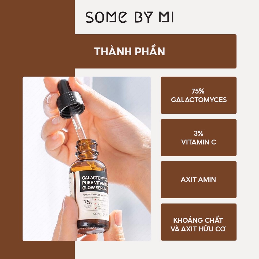 Tinh Chất Dưỡng Trắng, Chống Lão Hóa Some By Mi Galactomyces Pure Vitamin C Glow 30ml