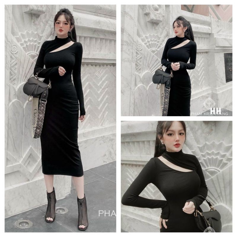 Váy ôm body khoét ngực