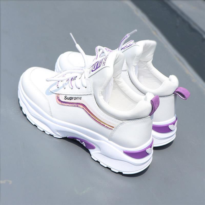 CHZK Giày Sneaker Sục Đế độn Thể Thao,Giày nữ đế cao Sneaker chiều cao