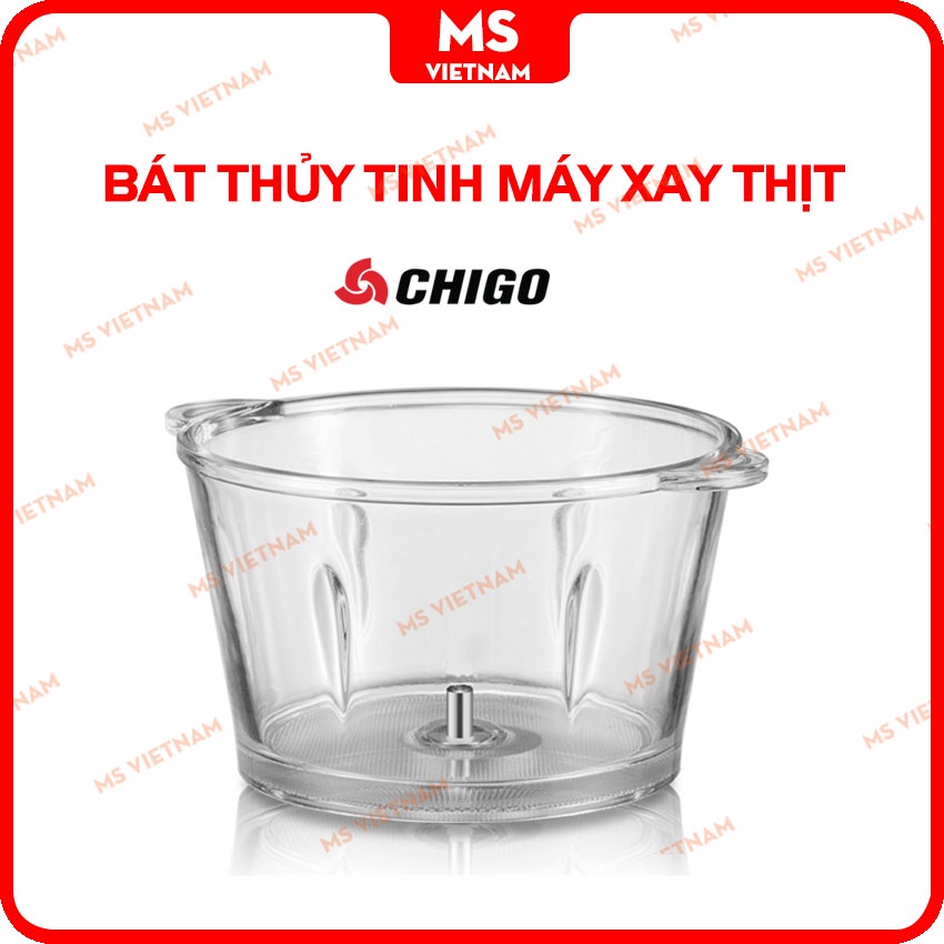 Cối Máy Xay Thịt - Lưỡi Dao &amp; Motor Máy Xay Chigo - MS Vietnam