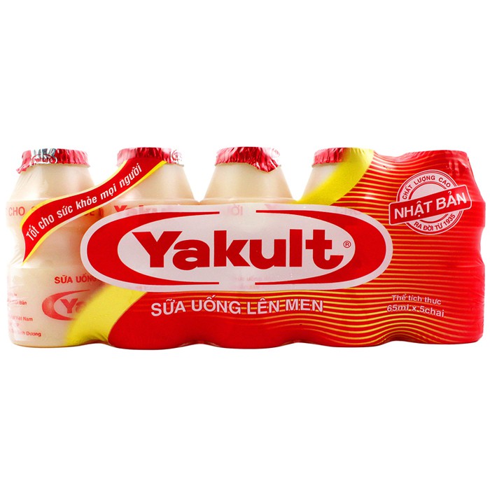 Sữa chua uống Yakult (1 vỉ gồm 5 chai)