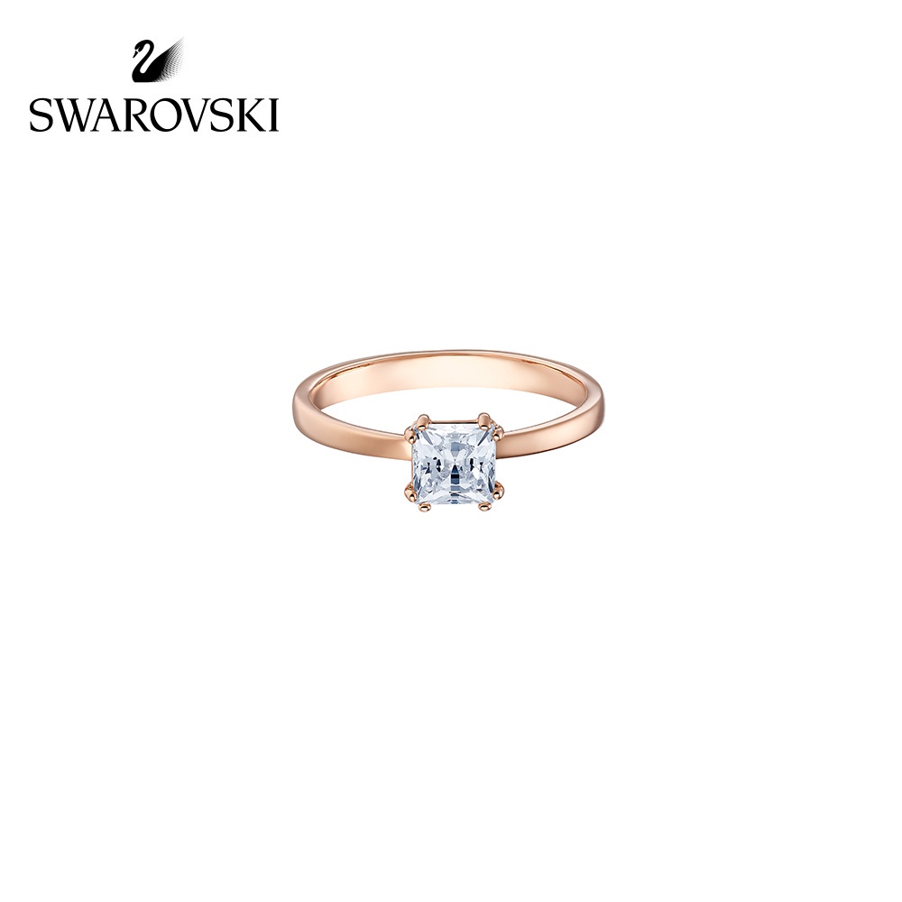 FREE SHIP Nhẫn Nữ Swarovski ATTRACT Thiết kế đơn giản, tươi mới và thanh lịch Ring Crystal FASHION cá tính Trang sức trang sức đeo THỜI TRANG