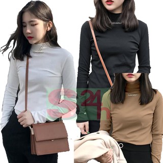 Áo thun giữ nhiệt nữ cổ lọ dài tay ATNU01