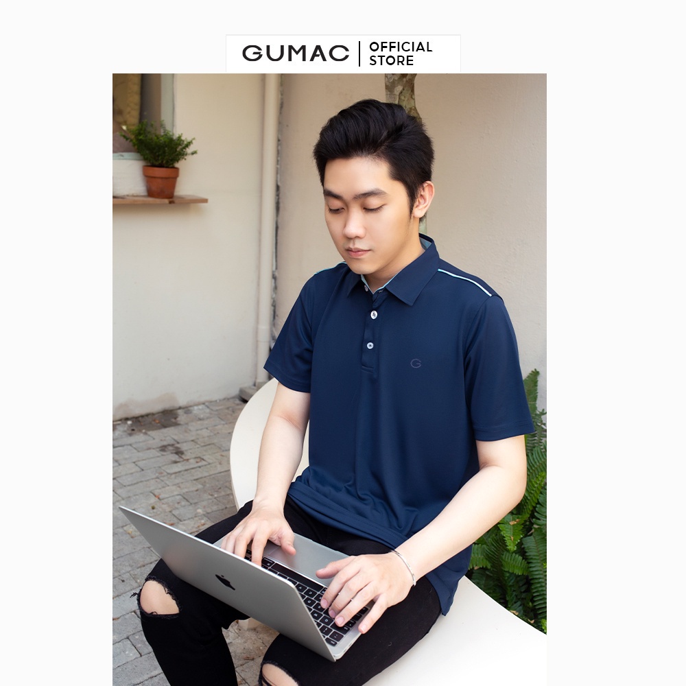 [Mã WABRGUM giảm 10% tối đa 30K đơn 99K] Áo thun POLO nam thời trang GUMAC ATNC01007