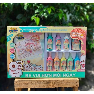 Bộ Tranh Bé Tập Tô Màu tạo thành hình dán