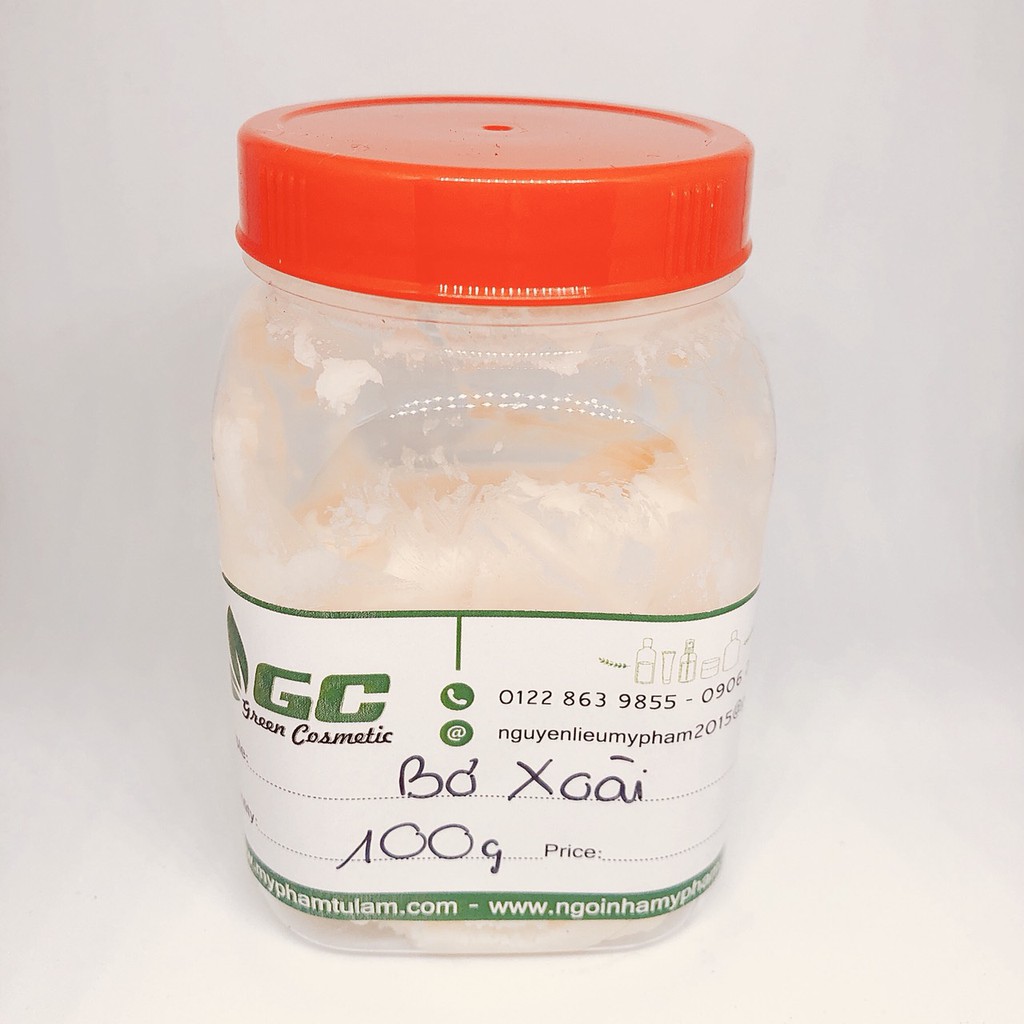 Bơ xoài - nguyên liệu làm son - nguyên liệu mỹ phẩm - Greencosmetic - 100G