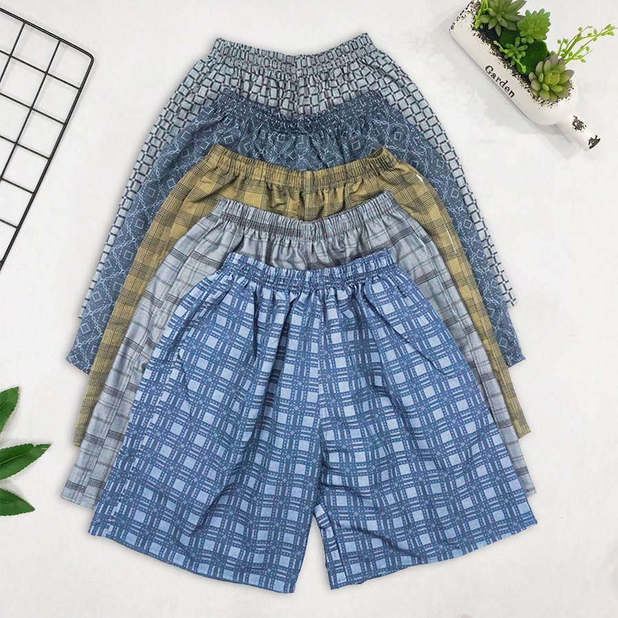 Combo 5 quần short nam KAW thể thao vải mềm thoáng mát thiết kế trẻ trung năng động