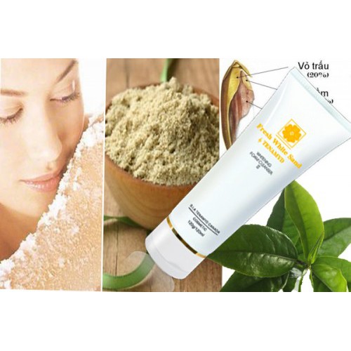 Sữa Rửa Mặt Trắng Da Fresh White Sand Tenamyd UV Whitening Foam Cleanser