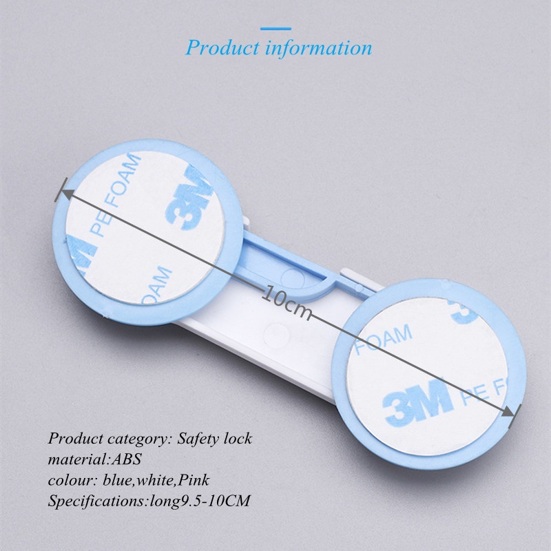 Khóa cài chặn cửa tủ an toàn tiện lợi cho trẻ em