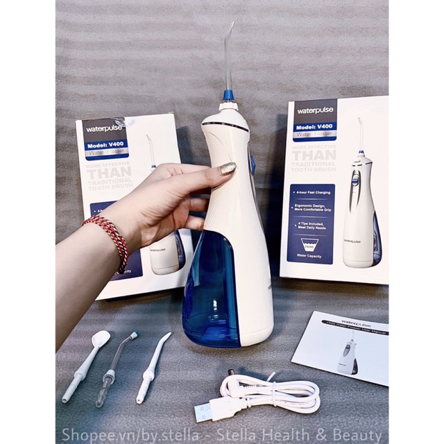 Máy Tăm Nước Cầm Tay Chính Hãng Cao Cấp Waterpulse V400 Du Lịch Procare HF5 HF6 Oral I