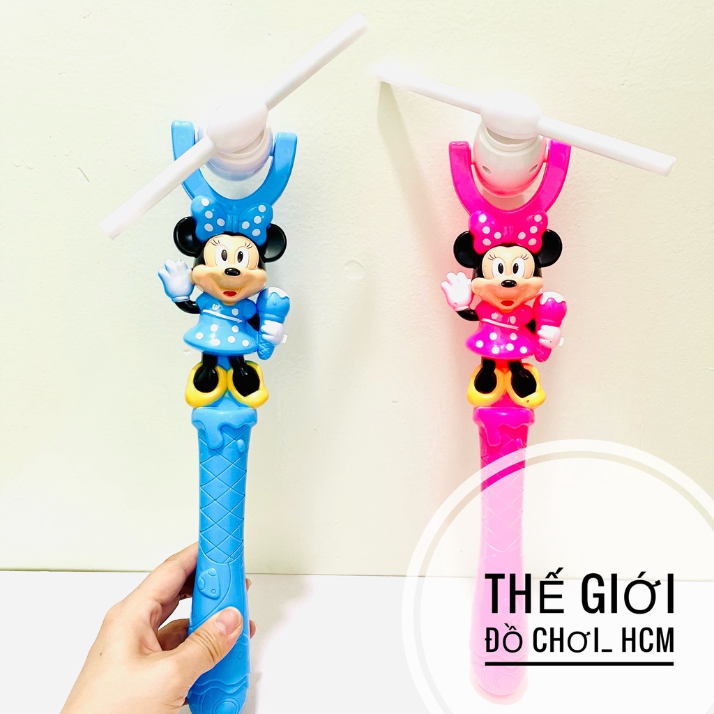 [HOT- HÀNG MỚI VỀ] Đồ chơi cây quay Mickey gậy flash có nhạc đèn phát sáng dành cho bé đi công viên đi biển