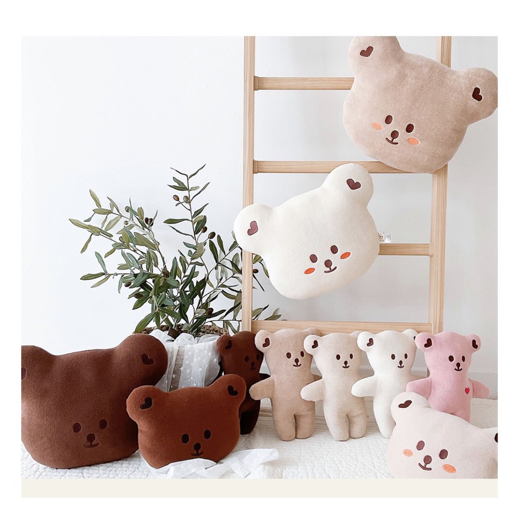 THÚ BÔNG, GỐI CUSHION DOTTODOT HÀN QUỐC MADE IN KOREA &lt;CÓ SẴN&gt;