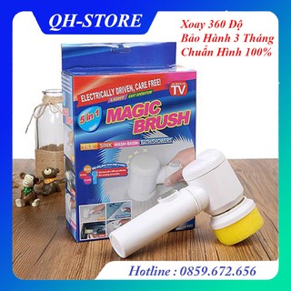 Máy lau chùi vệ sinh vết bẩn magic brush 5 in 1 tiện dụng