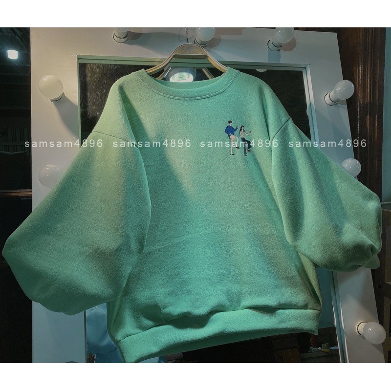 Áo sweater nỉ đôi bạn