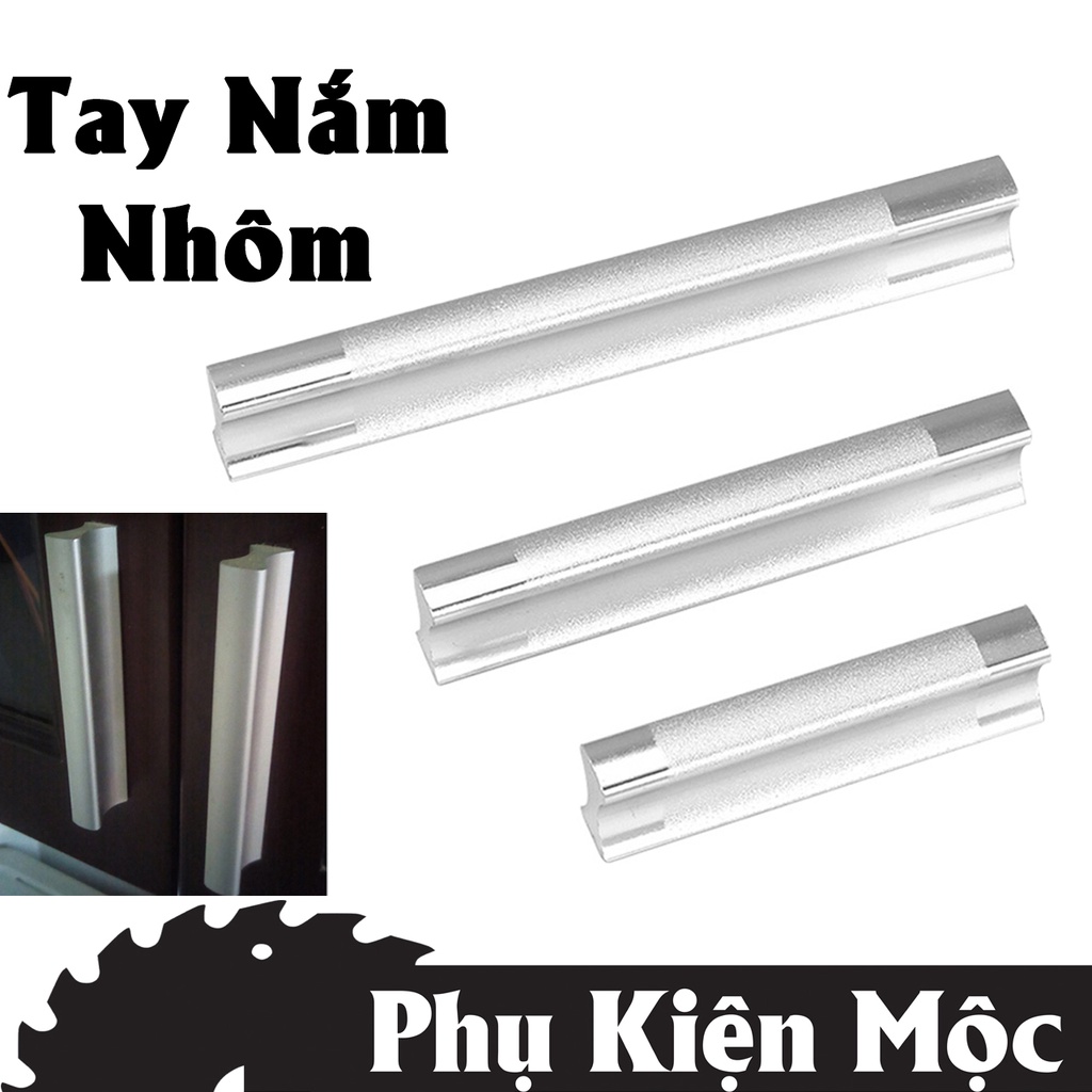Tay nắm cửa nhôm thẳng - Phụ kiện nội thất - Dụng cụ thợ