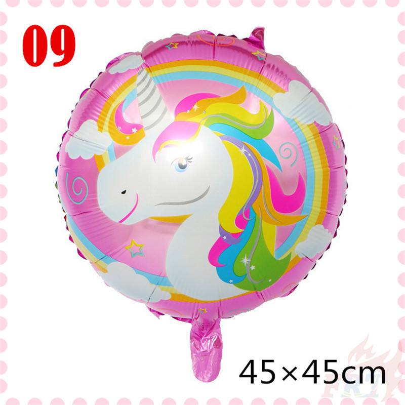 Bong bóng lá nhôm hình nhân vật hoạt hình cỡ 18inch trang trí tiệc sinh nhật