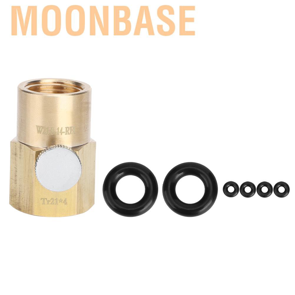 Moonbase CO2 Cylinder Refill Adapter Tr21x4 To W21.8-14-RH Soda Water Filling