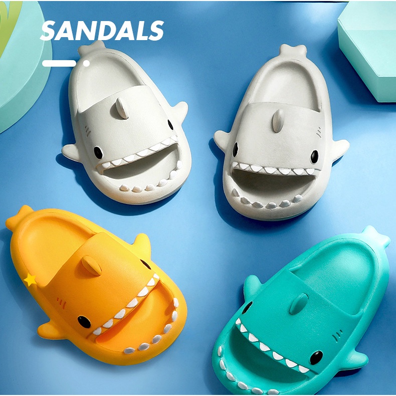 Dép sục cá mập baby shark, dép cho bé trai bé gái 2-7 tuổi siêu nhẹ chống trơn trượt chính hãng SC3 Mẫu 2