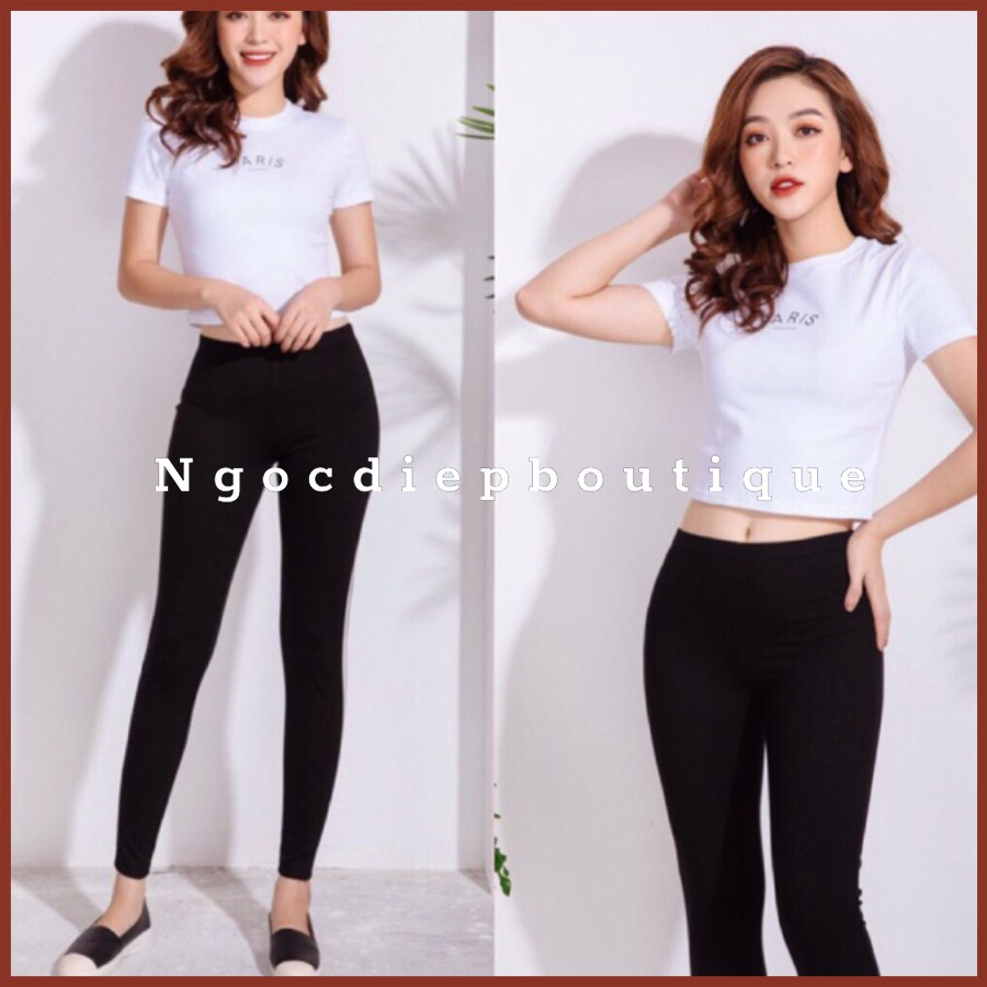 Quần legging nữ / Quần legging 4 túi dày đẹp nâng mông