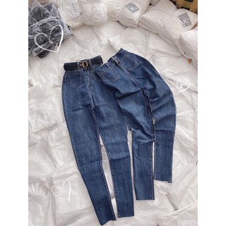 quần jeans nữ co dãn 2 túi nổi