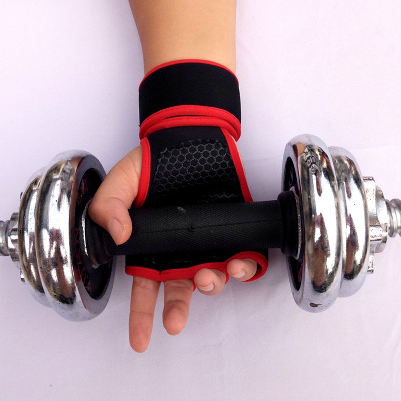 Găng Tay Hở Ngón Hỗ Trợ Tập Thể Thao Tiện Dụng