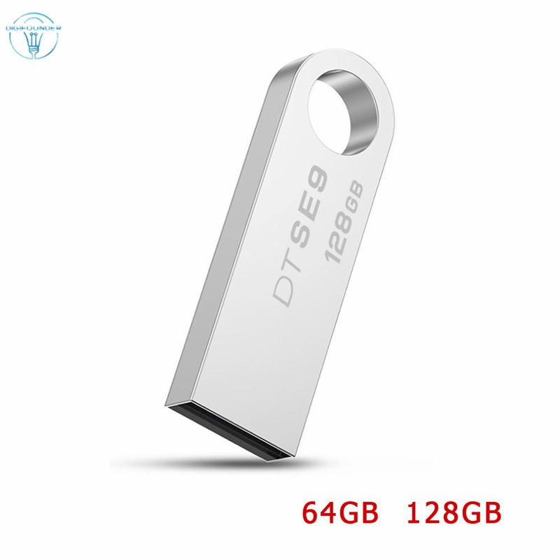 USB Flash Dung Lượng 64GB 128GB Tốc Độ Cao Vỏ Kim Loại Màu Vàng Đồng/Bạc