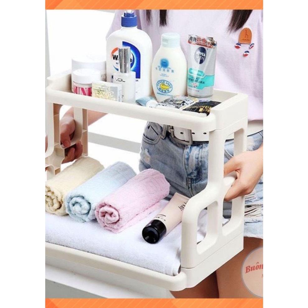 Kệ để đồ nhà bếp, kệ đựng gia vị 2 3 tầng ,kệ gia vị nhựa đựng nhiều đồ ngăn nắp tiện ích