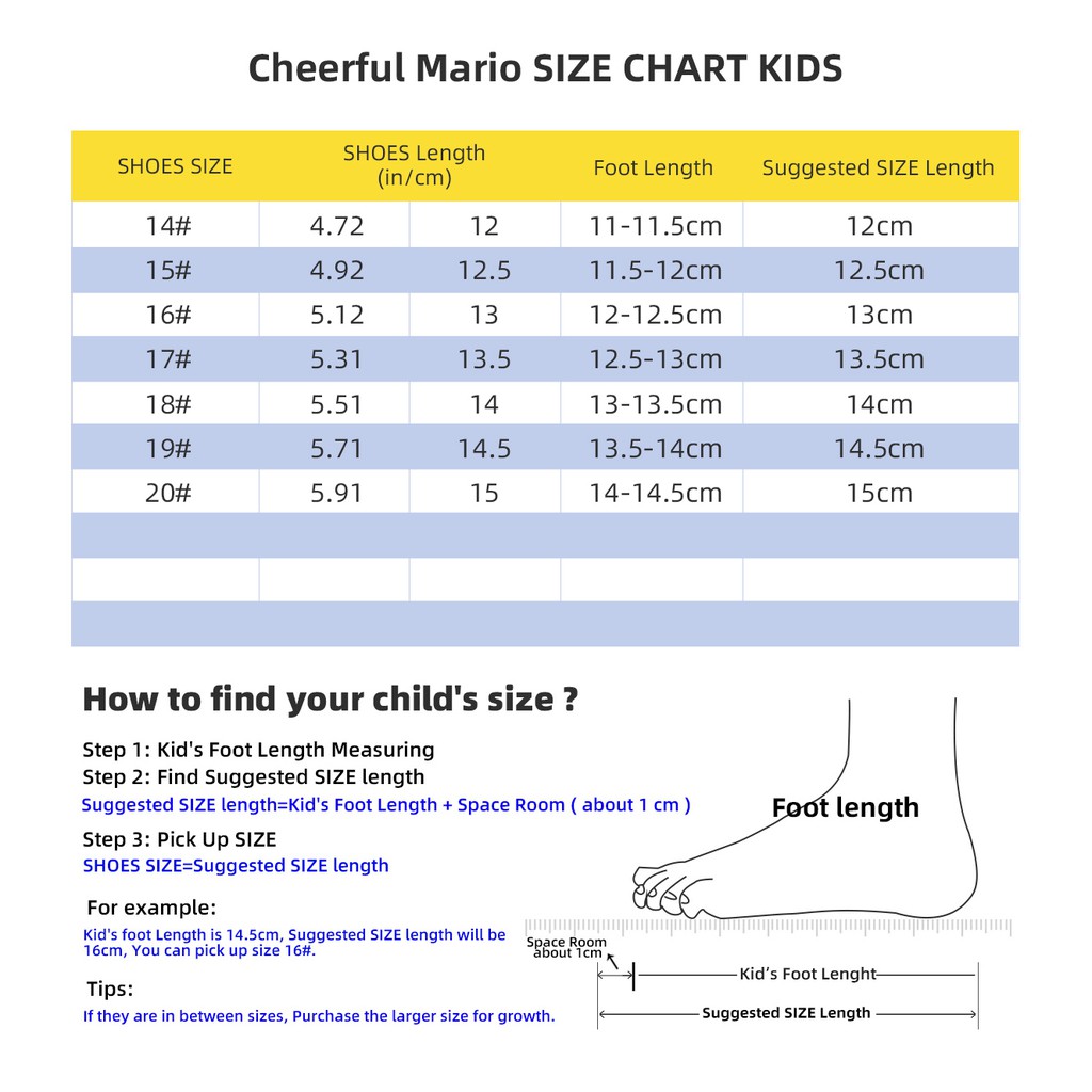 Giày CHEERFUL MARIO đế mềm dễ chịu thời trang không trượt bền với quai dán cho bé