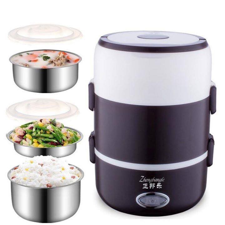 CẶP LỒNG Ủ CƠM 3 TẦNG INOX CẮM ĐIỆN LOẠI 1