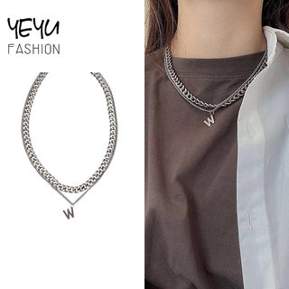 Vòng Cổ Choker Mặt Chữ W Phong Cách Thời Trang Cá Tính