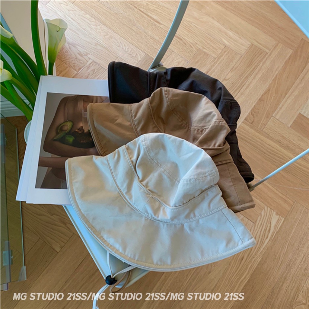 Mũ MG STUDIO Thiết Kế Vành To Chống Gió Với 6 Màu Tùy Chọn