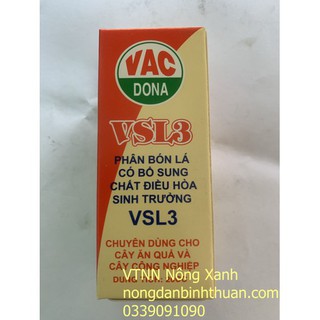 VSL 3 Phân bón lá có chất điều hòa sinh trưởng - vsl3