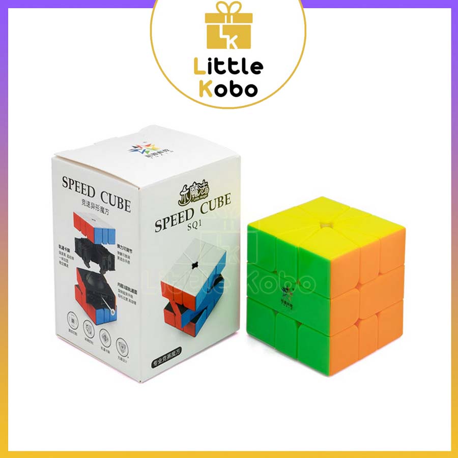 Rubik Square-1 YuXin Little Magic Square-1 M Nam Châm Rubic Biến Thể SQ1 Stickerless Đồ Chơi Trí Tuệ Trẻ Em Tư Duy