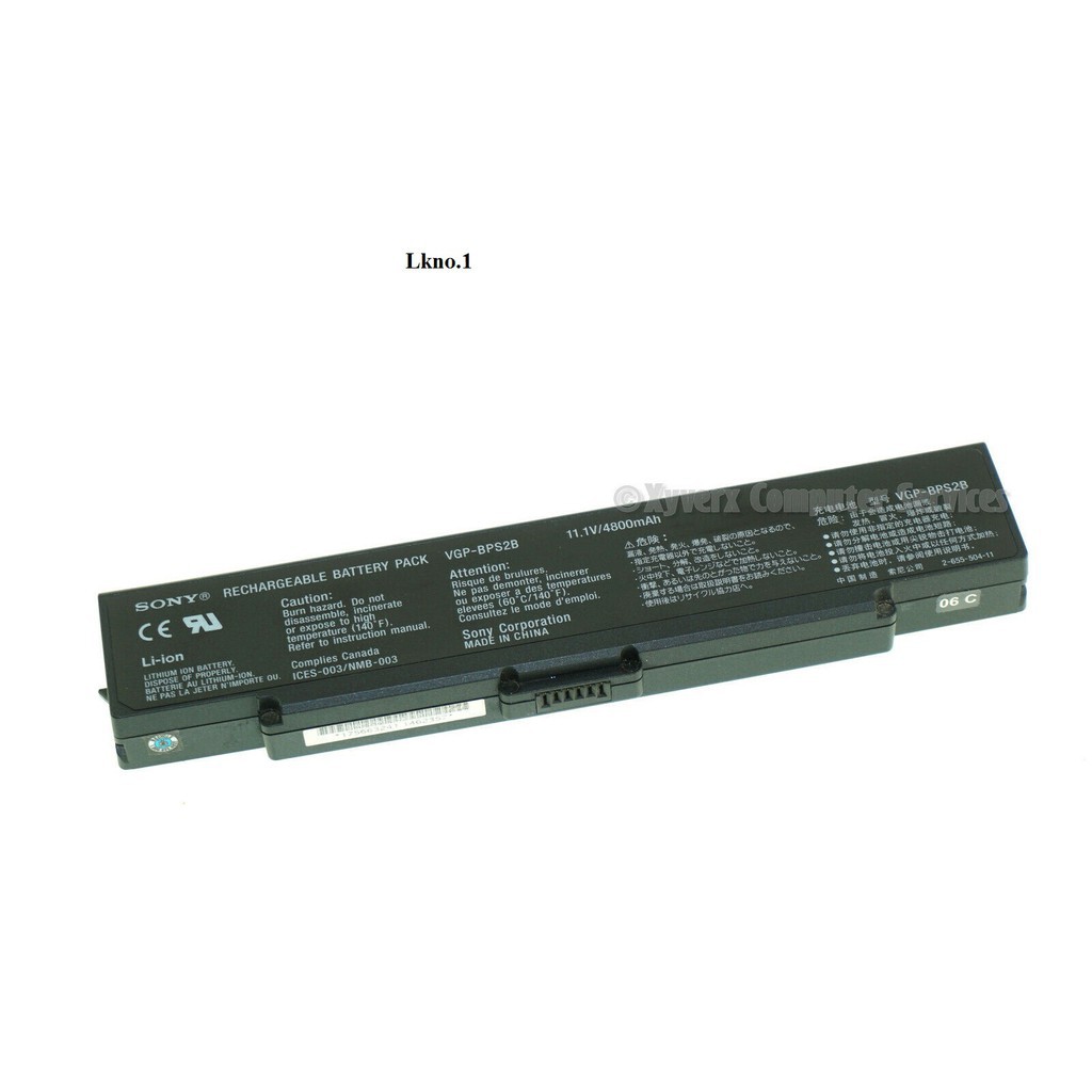 [PIN ZIN-LOGO SONY ] Pin laptop VGP-BPS2, VGP-BPS2A, VGP-BPS2B, VGP-BPS2C, VGP-BPL2, VGP-BPL2C VGN-S