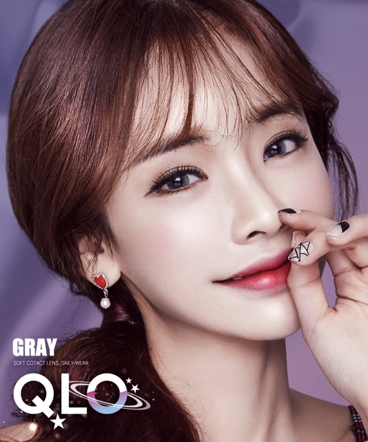 Link 2 (Giá 1 Chiếc) 14.0 (0.00->8.00) Lens Galaxy Gray - Kính Áp Tròng