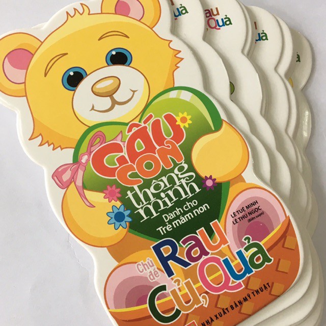 Sách: Gấu Con Thông Minh_ Rau, Củ, Quả