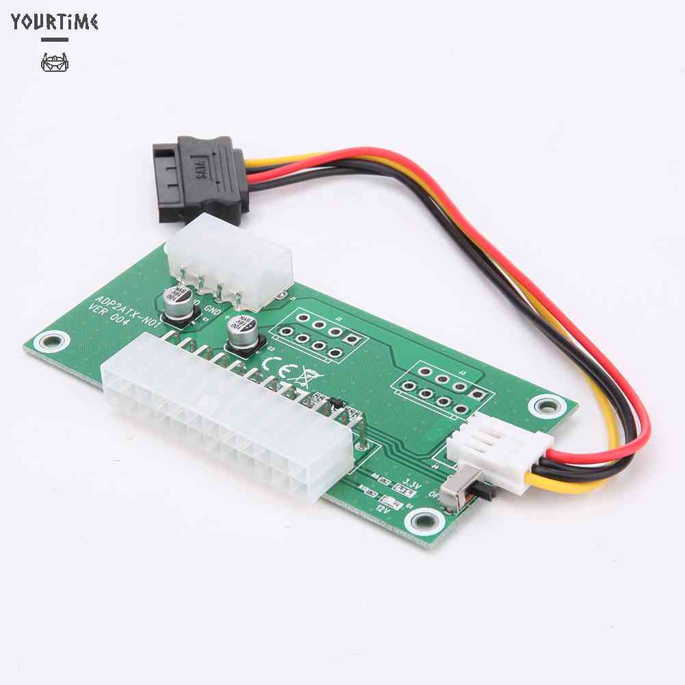 Bảng Mạch Khởi Động Pin ATX 24-Pin Dual PSU Chuyên Dụng Cho Máy Tính