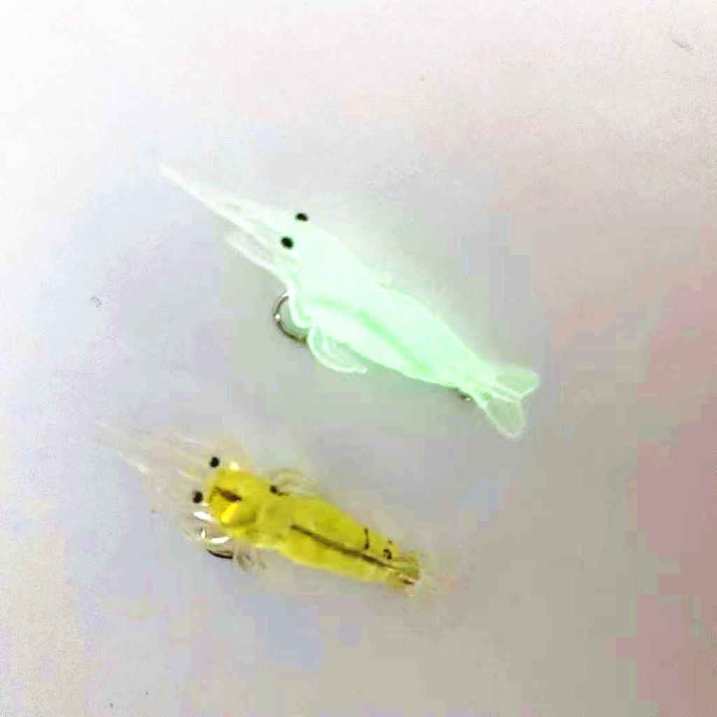 1 Mồi Tôm Giả Câu Cá Mềm 4cm / 1g