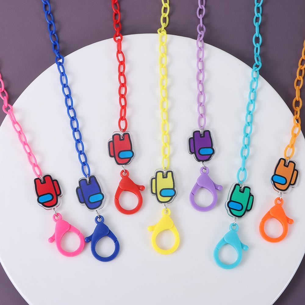 XIANTIN Dây Đeo Cổ Bằng Acrylic Và Kim Loại Chống Thất Lạc Tiện Dụng