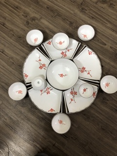 Set đồ ăn cuốn thư 5 cánh