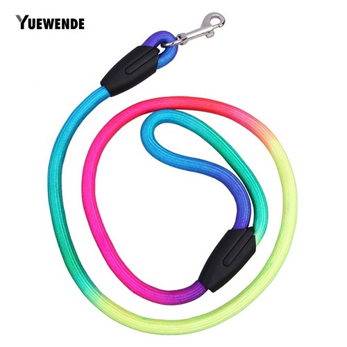 Dây Nylon Dắt Thú Cưng Đi Dạo Màu Cầu Vồng