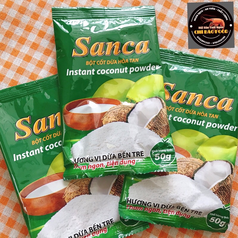 BỘT CỐT DỪA HOÀ TAN SANCA 50g