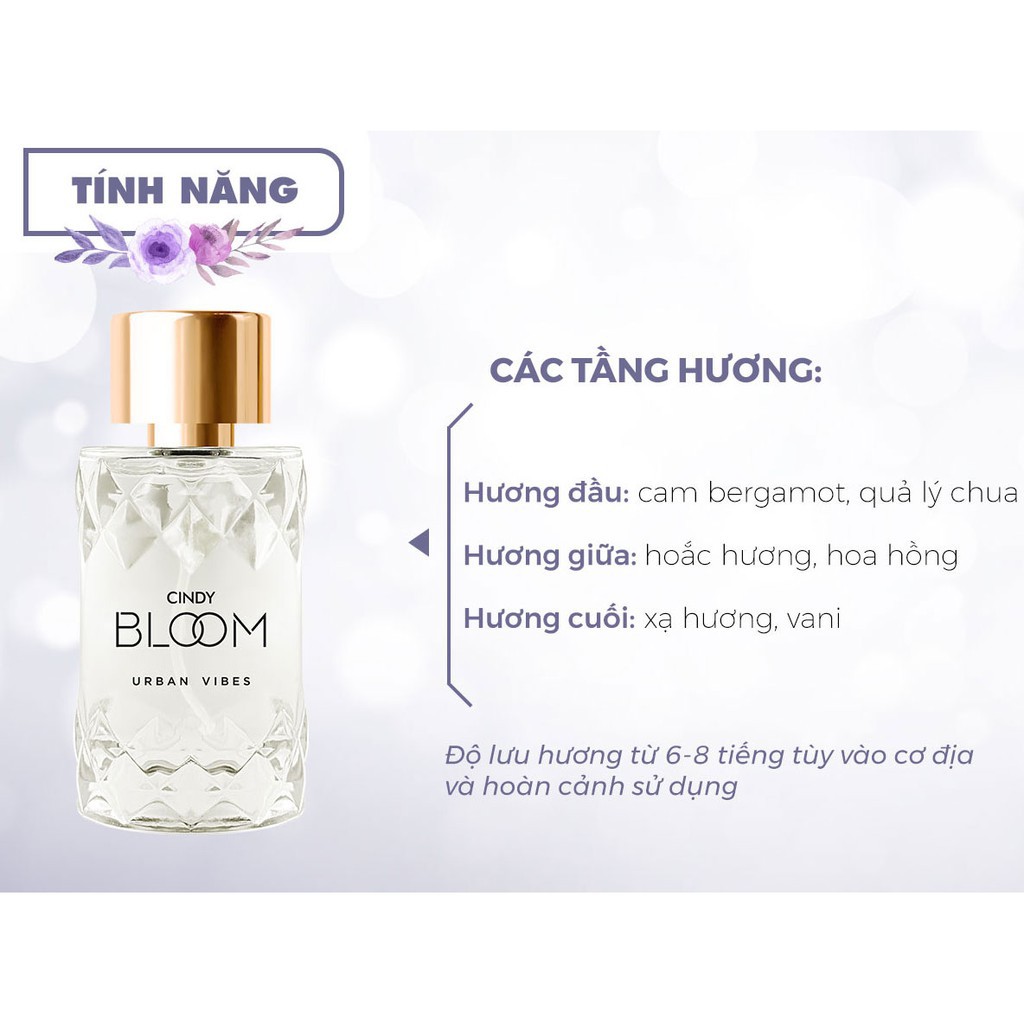 Nước hoa nữ Cindy Bloom chính hãng 30ml