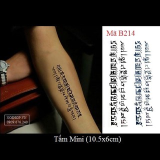 Hình xăm Mini Nam - B214